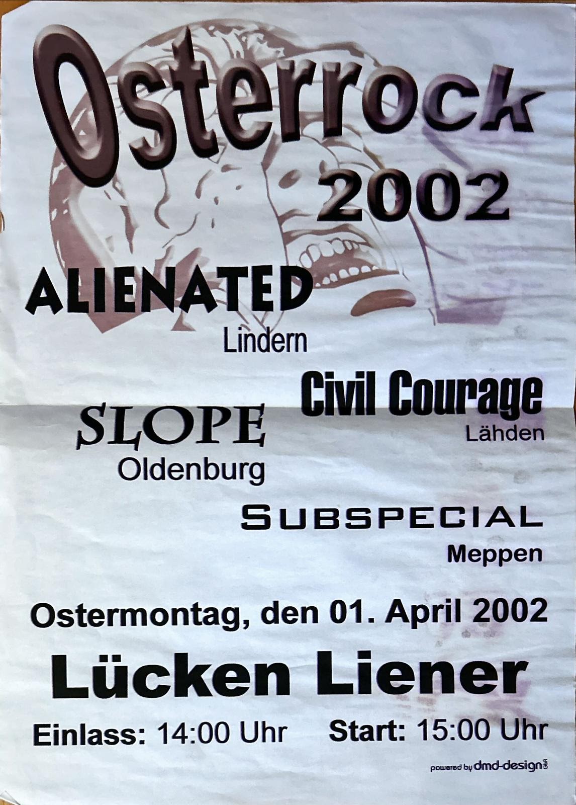 Plakat Osterrock Festival 2002
