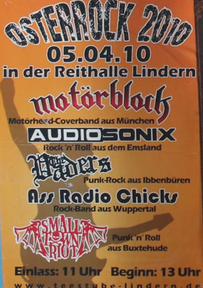 Plakat Osterrock Festival 2010