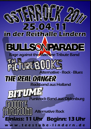 Plakat Osterrock Festival 2011