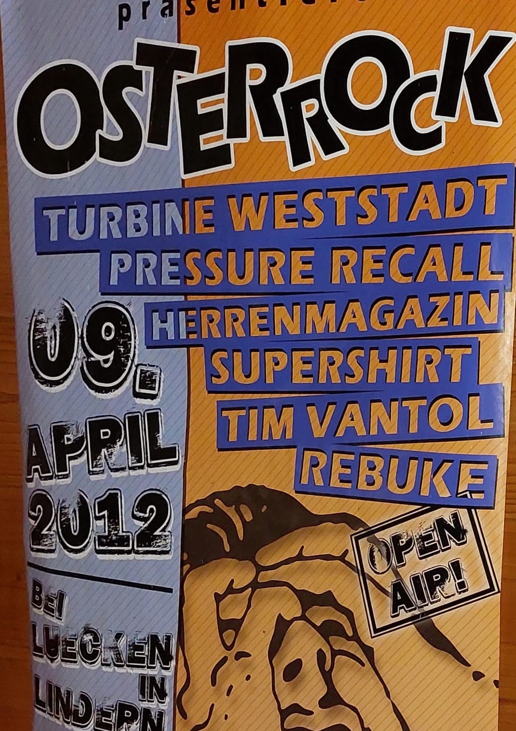Plakat Osterrock Festival 2012