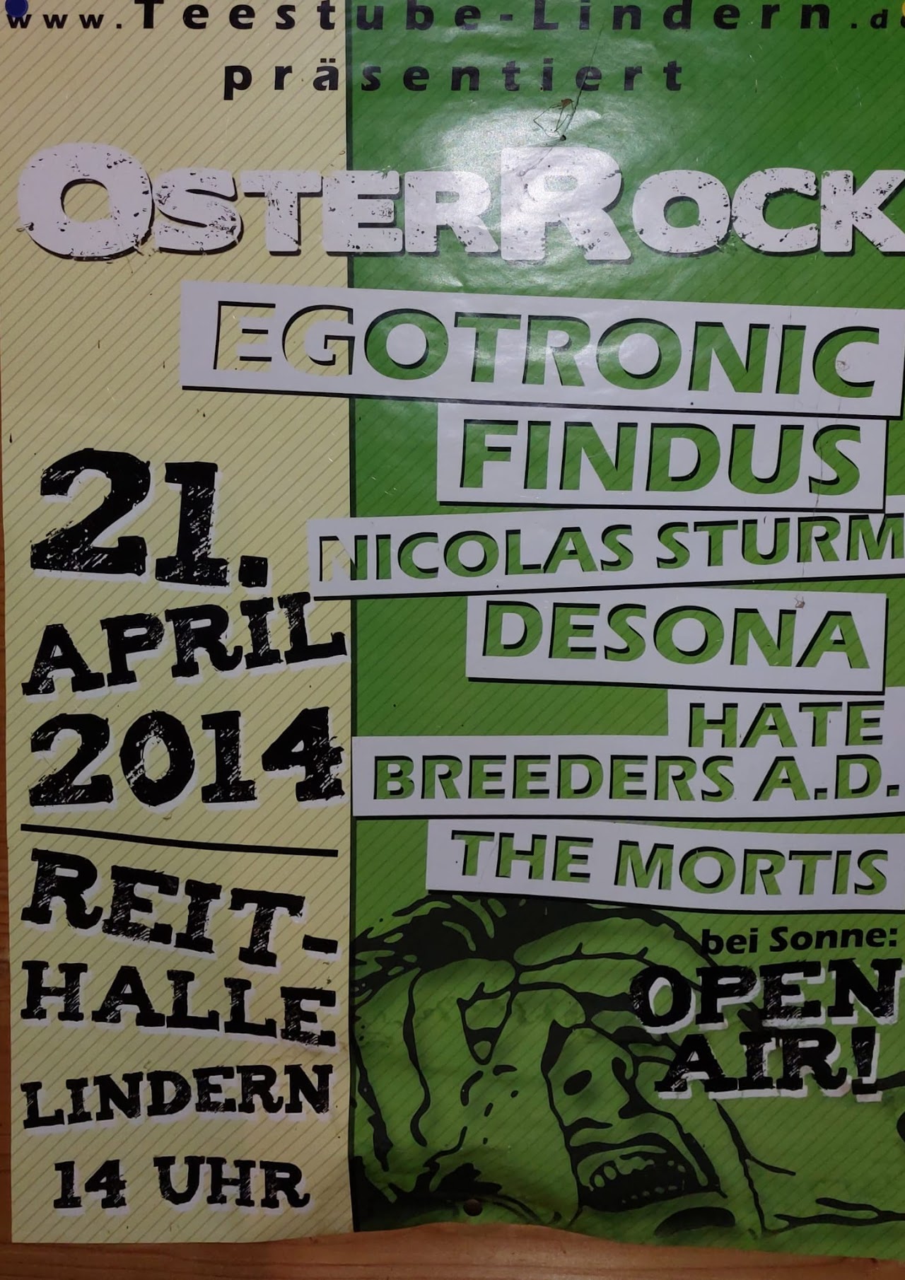 Plakat Osterrock Festival 2014