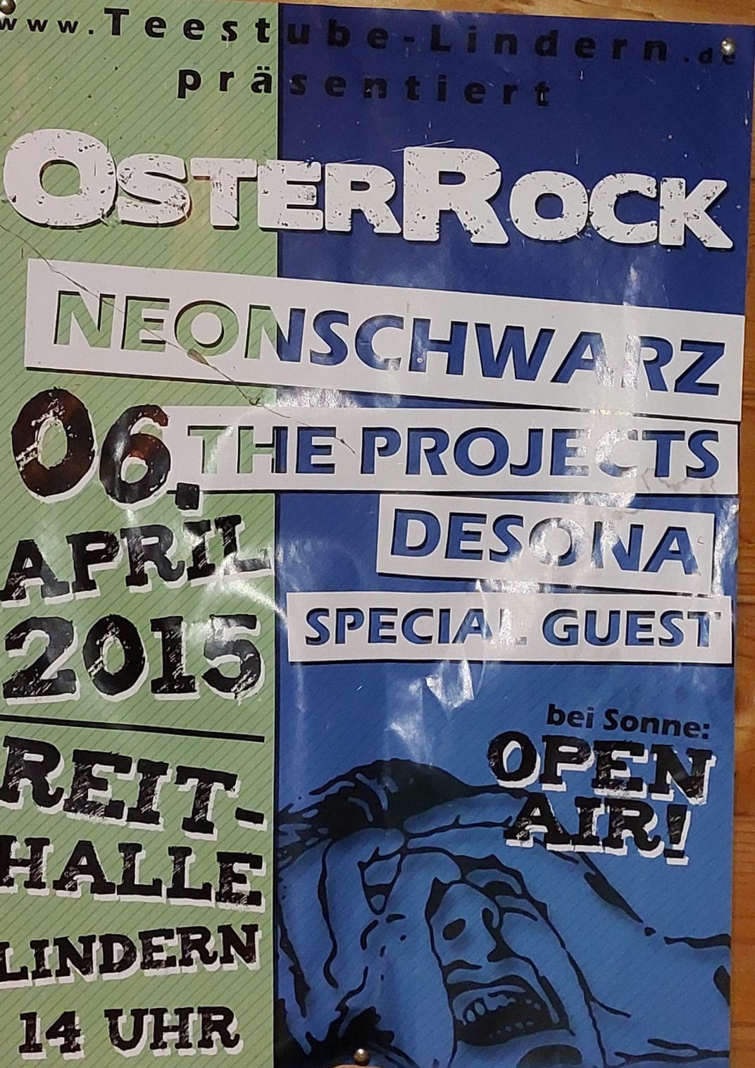 Plakat Osterrock Festival 2015