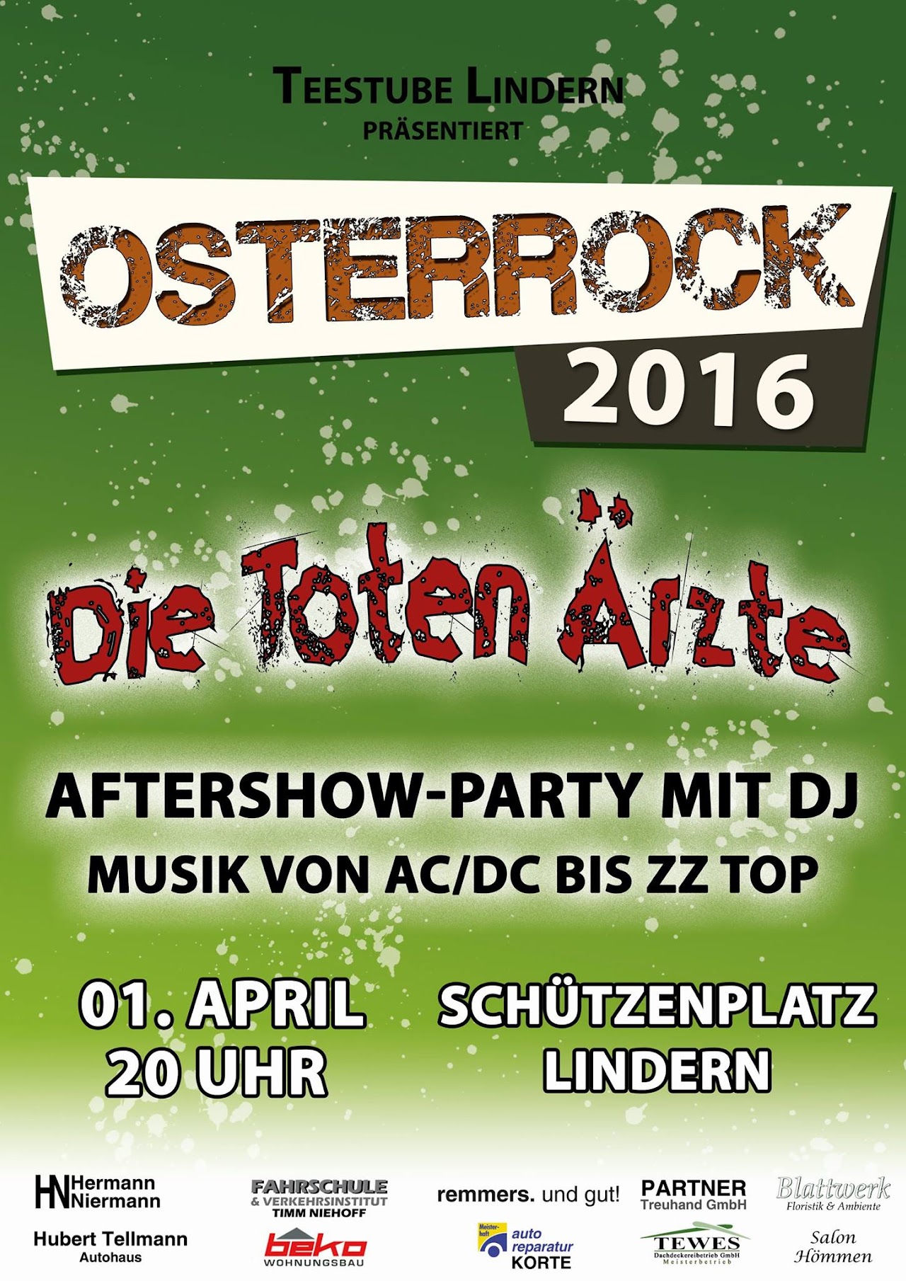 Plakat Osterrock Festival 2016