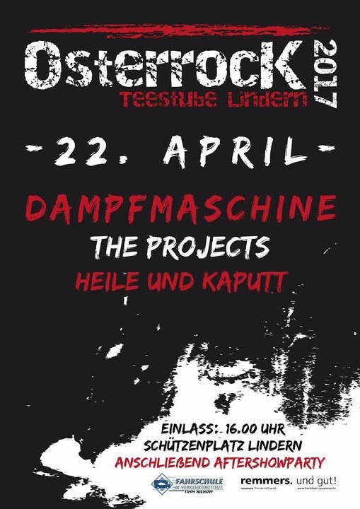 Plakat Osterrock Festival 2017