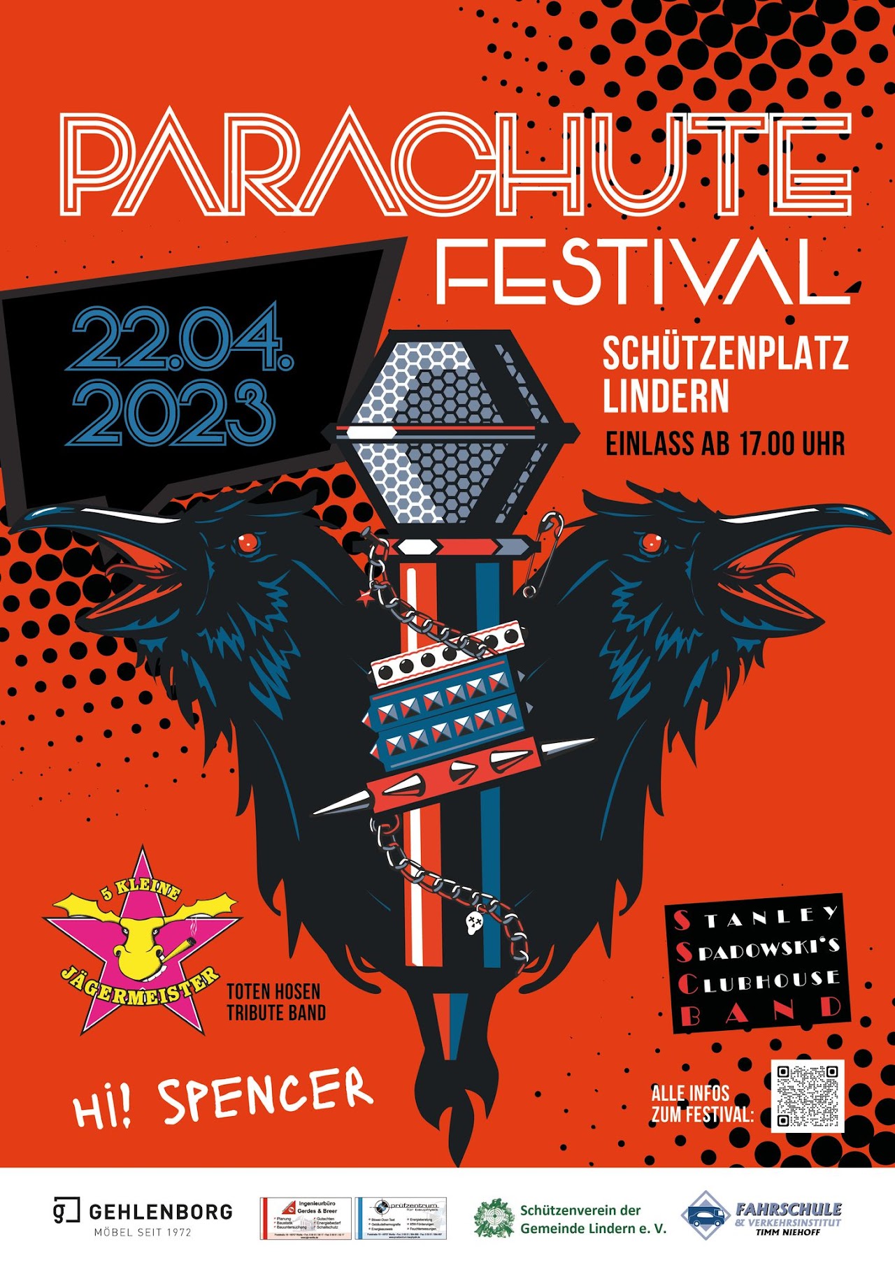 Plakat Parachute Festival 2023
